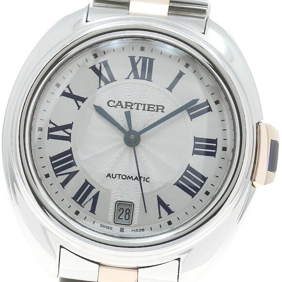 CARTIER Kuredu Cartier CRW2CL0003 Date Silver Dial Automatic Boy's Watch_874356 - Picture 5 of 6